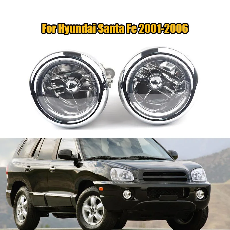 

Left Right Front Fog Lights Driving Lights Assembly 9220126001 For Hyundai Santa fe 2001 2002 2003 2004 2005 2006 High Quality