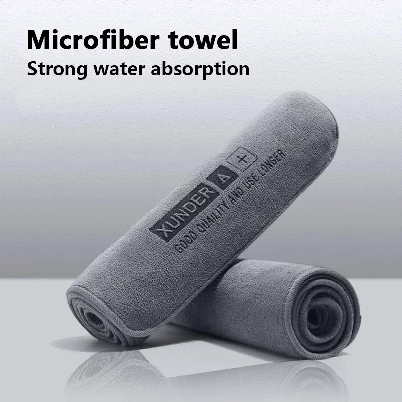 Car Wash Microfiber Towel Cleaning Drying Cloth Hemming Car Care Cloth High-End Detailing Wash Towel for Auto 30x30/60CM