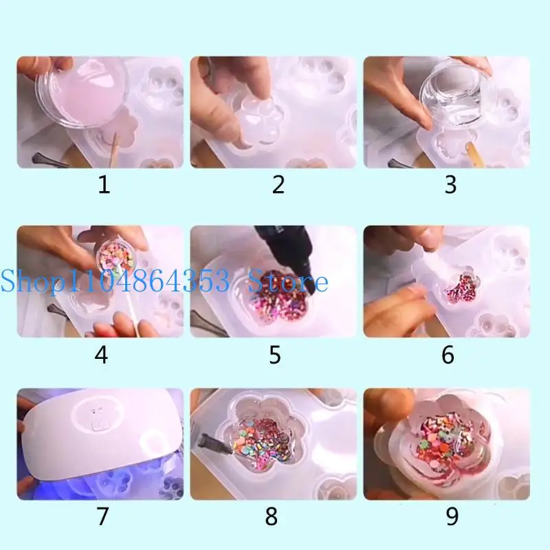 

652F Epoxy Cats Claw Cats Claw Dudu DIY Crystal Epoxy for Key