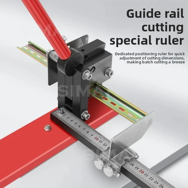 C45 Din Rail Cutter G Type Dual Use Cutting Tool for Steel Iron Aluminum Rail Trimming Shear