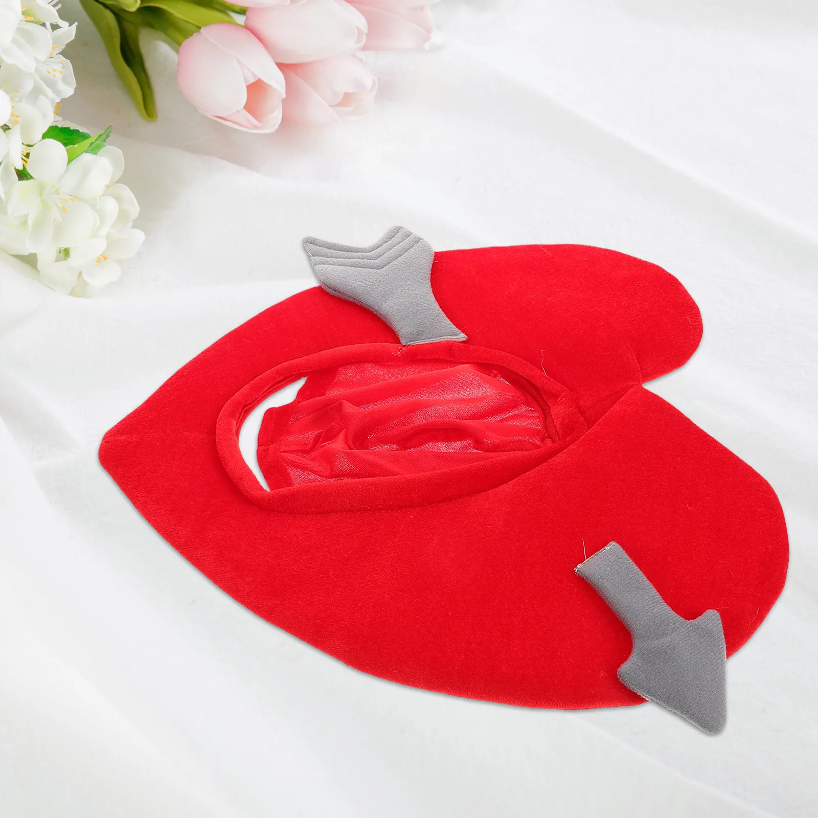 Sombrero en Forma de Corazón Estilo de Dibujos Animados Flecha de Cupido Térmico para Fiesta Disfraz de San Valentín Accesorio para Fotos Sombrero de Halloween