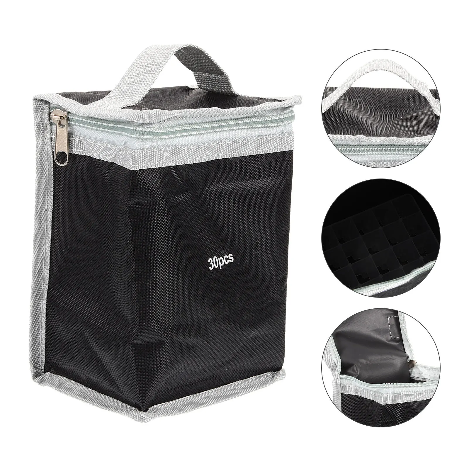 

Portable Pen Case Mark Bag Marker Organizer Storage Plastic Stationery Organizing