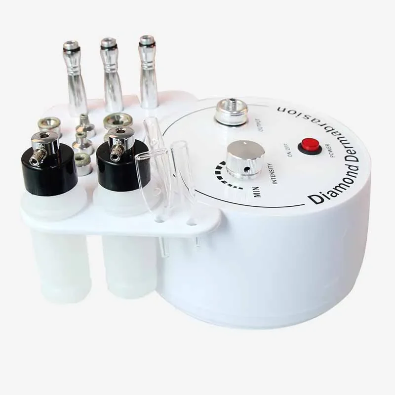 3 in 1 Diamond Microdermabrasion Dermabrasion สเปรย์น้ําทําความสะอาดผิวหน้าขัดผิวความงามริ้วรอย Face Peeling Machine