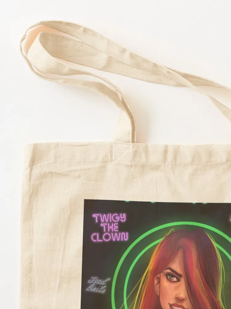 Twigy the Clown - Retro Poster Tote Bag Woman shopper bag tote bags cloth bags canvas bags Women's