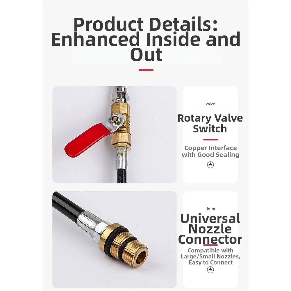 Copper Cylinder Pressurization Tool for Engine Diagnostic Use on For Motorcycles and Cars with Standard Spark Sizes