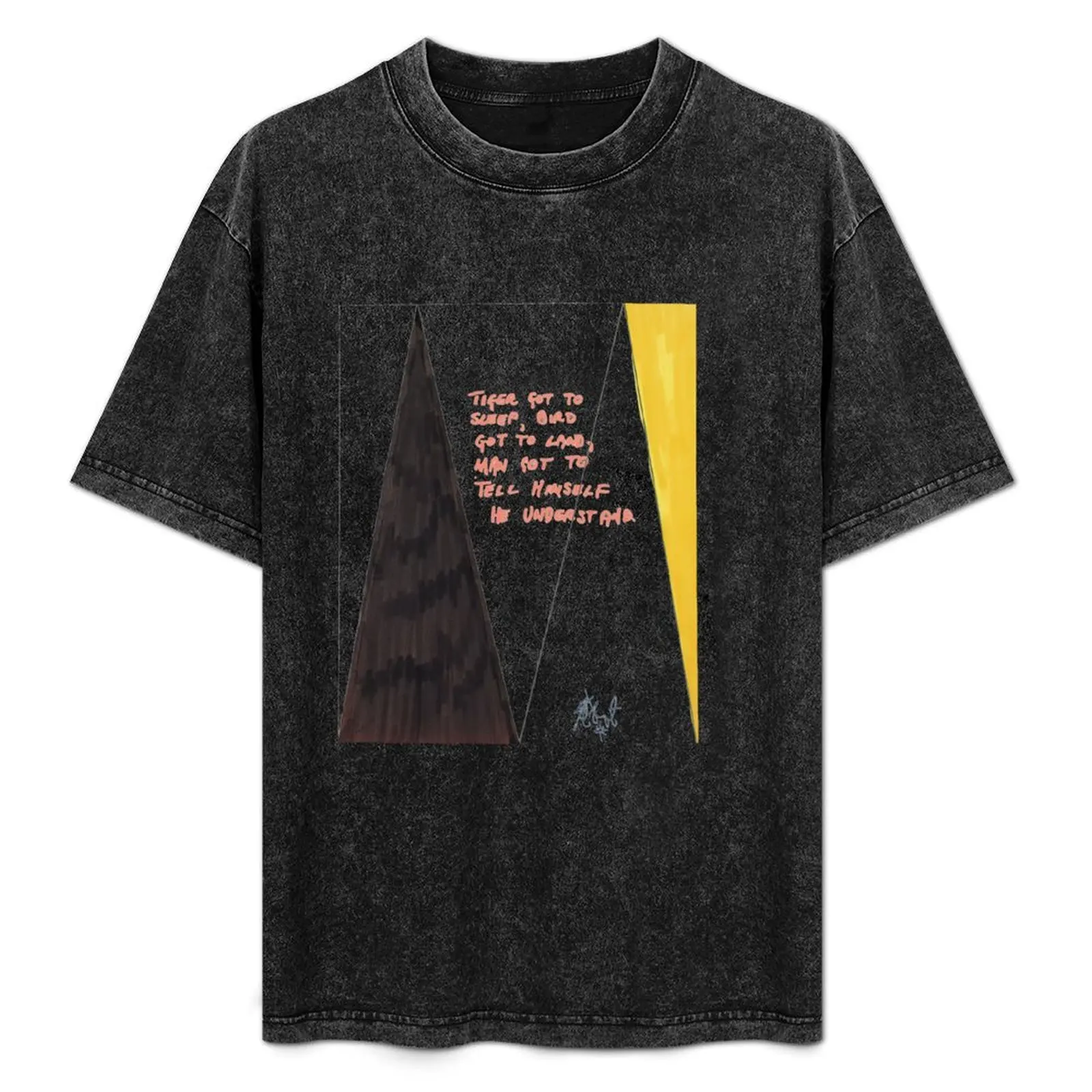

Kurt Vonnegut Poem T-Shirt No Iron Casual Short Sleeve Top
