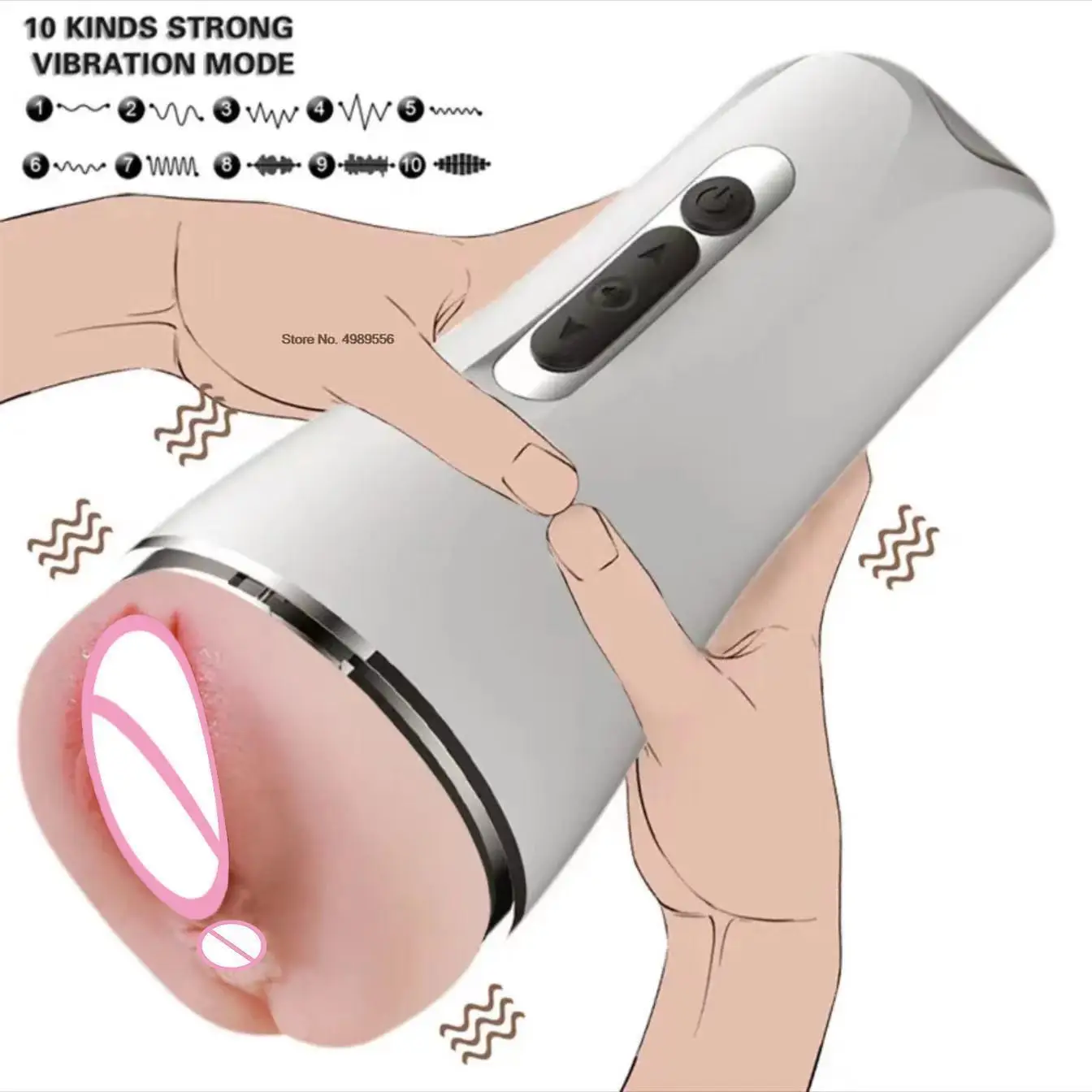 Vibration Masturbation Cup Electric Automatic 18 Toys for Sex Items Can Pussy Ring Realistic Vagina Artificial Porn Anime Girl