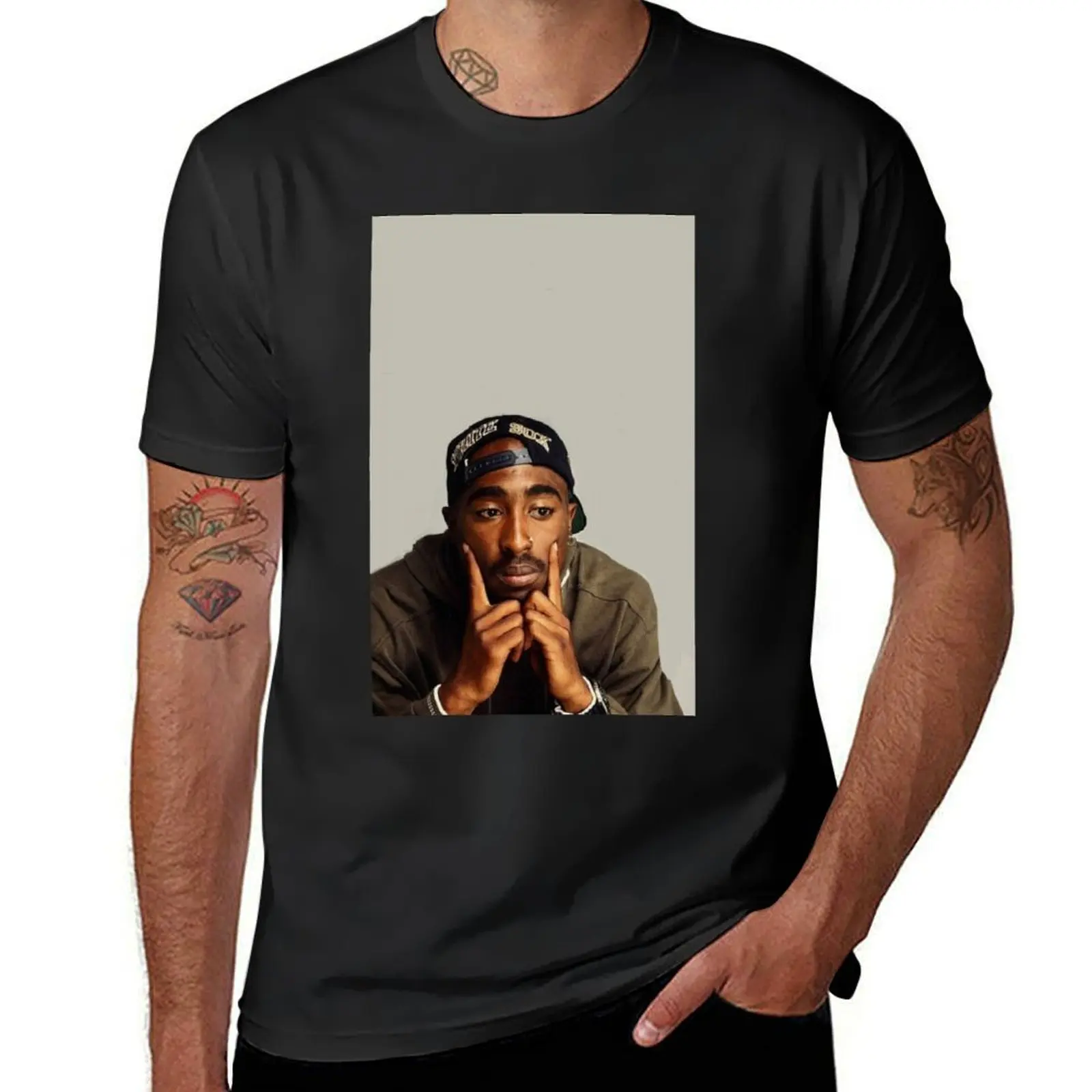 

2Pac Amaru T-Shirt quick-drying customs design your own blanks t shirt men