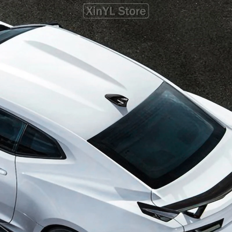 Car Shark Fin Antenna Cover Trim for Chevy Camaro 2016 2017 2018 2019 2020 2021 2022 2023 2024 2025 2026 Soft Top RS