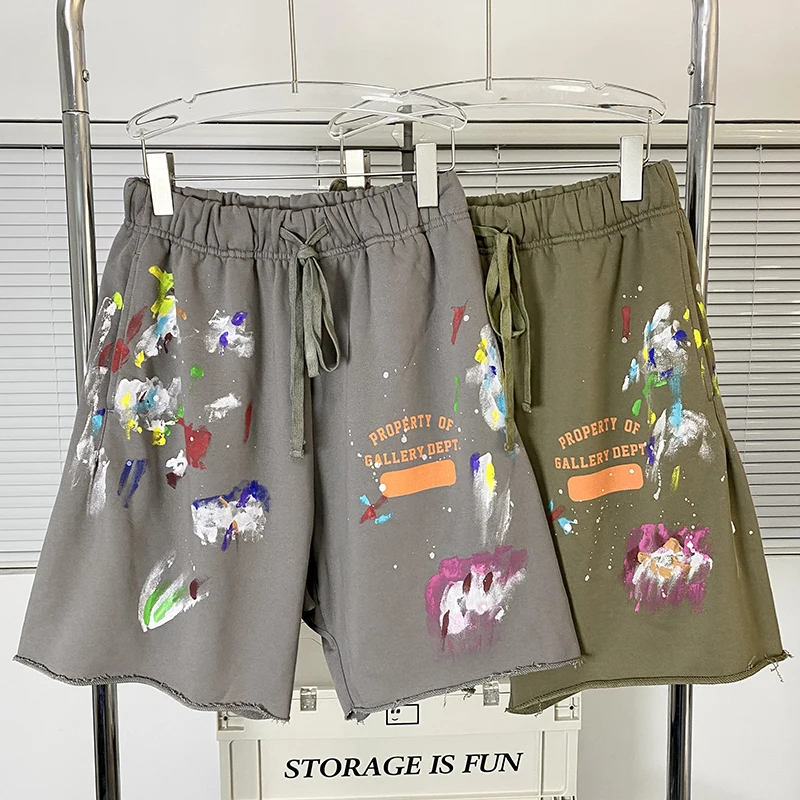 

High Street Sle Loose fiti orts Kanye Sport Five-Point Pants Quali Casual Loose Fit Summer Youth Faion orts