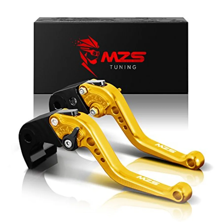 

Motorcycle Brake Clutch Levers Adjustable Short Compatible with GROM MSX125 14-26/ CBR500R CB500F CB500X 13-21/ Monkey 18-25/ C