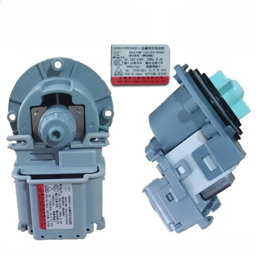 New Drain Water Pump Assembly For Samsung Washing Machine DC31-00181A PX2025-1 Drainage Motor Washer Parts