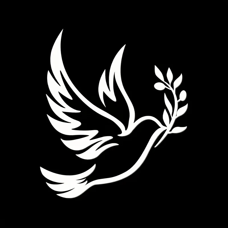 Peace Dove Vinyl Sticker Compatible for, Trucks, Motorcycles & Walls - Waterproof Decal, Vehicles-Symbol of Peace & Tranquility