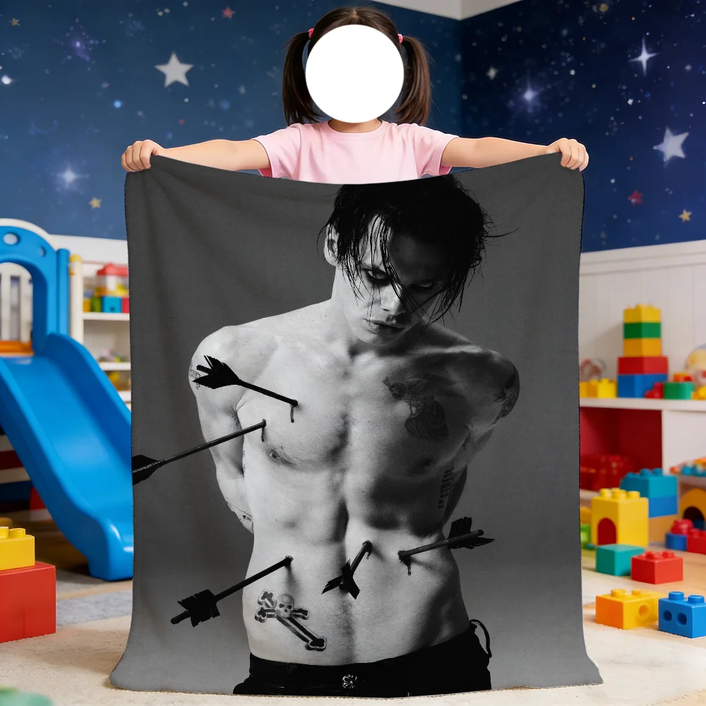 Yungblud Idols Singer Blanket For Soft Throw Blanket for Picnic Bed Sofa Home Bedroom Cozy Warm Comfortable