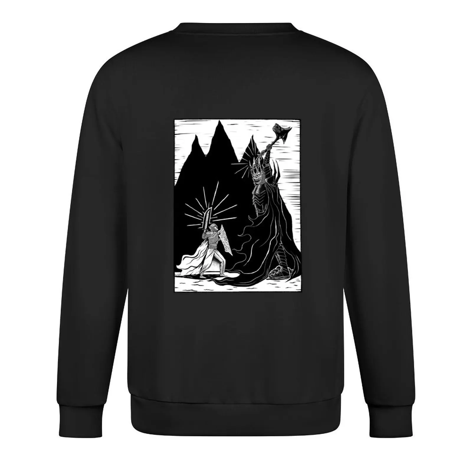 Fingolfin battles Morgoth пуловер эстетическая одежда мужская зимняя мужское пальто новые в Фото №3