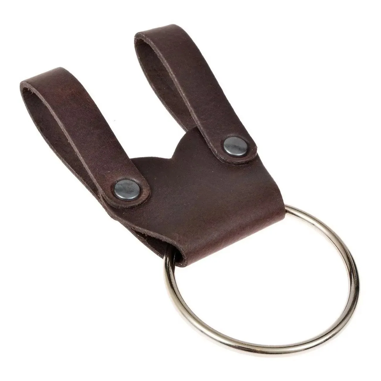 Medieval Viking Knight Pirate Leather Belt Sword Frog Metal Ring For Axe Mace Hatchet Hammer Holder Tomahawk Holster Hanger LARP