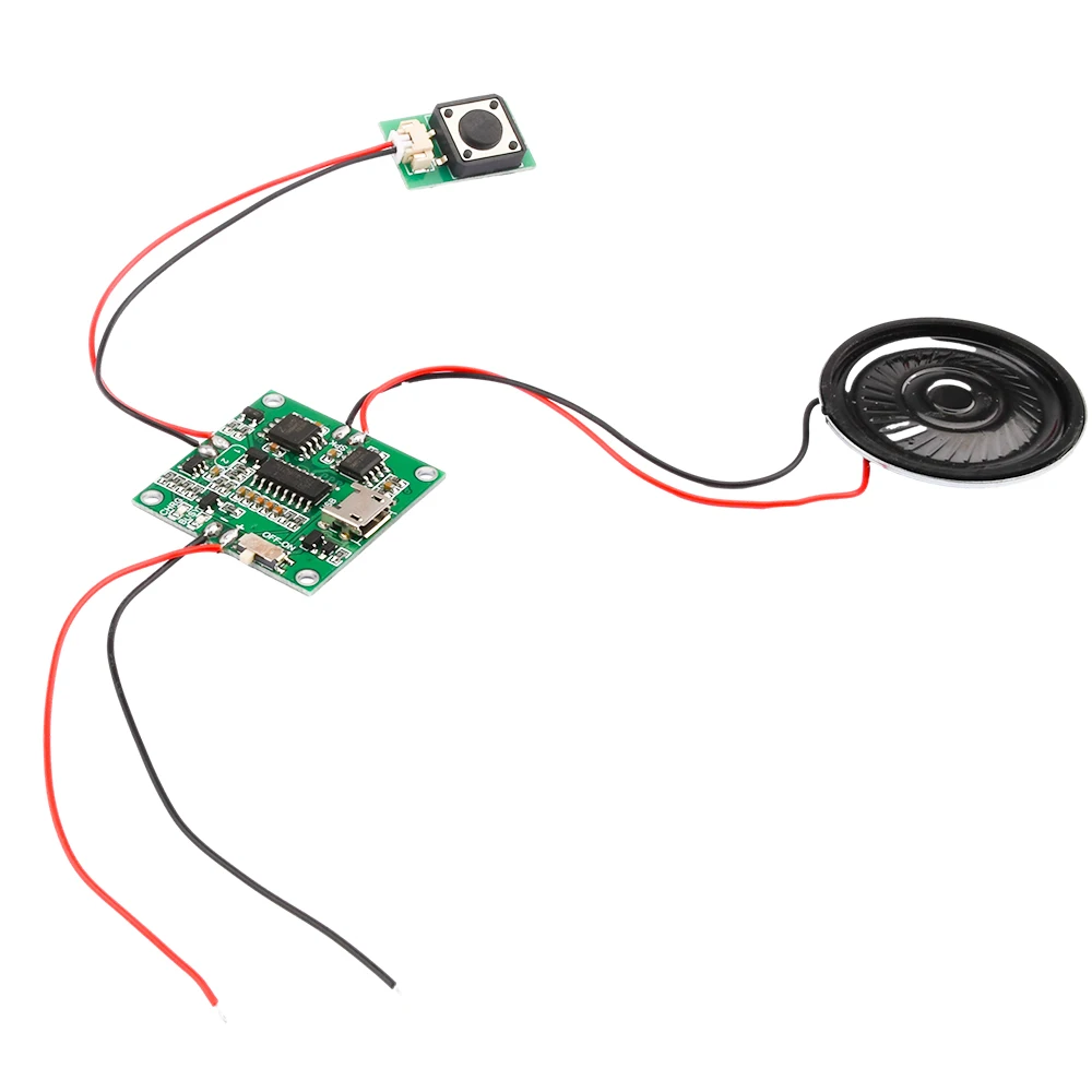 Cartão de Gravação com Micro Usb 8m Voz Áudio Música Gravador Programável Cartão Faça Você Mesmo Diy Ferramentas