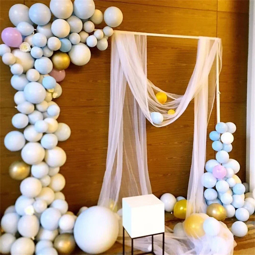 Metal Square Arch Balloon Support Stand Kit Birthday Anniversary Party Backdrop Stand Arch Frame Baby Shower Wedding Decoration