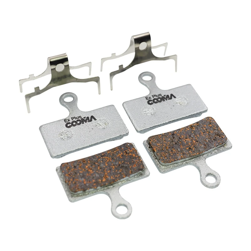 COOMA SPORT 4 Pairs Ex Plus Bicycle Disc Brake Pads For Shimano XTR M9000 Deore XT M8000 M785 M615 SLX Deore,R785,RS785,CX77 image 2