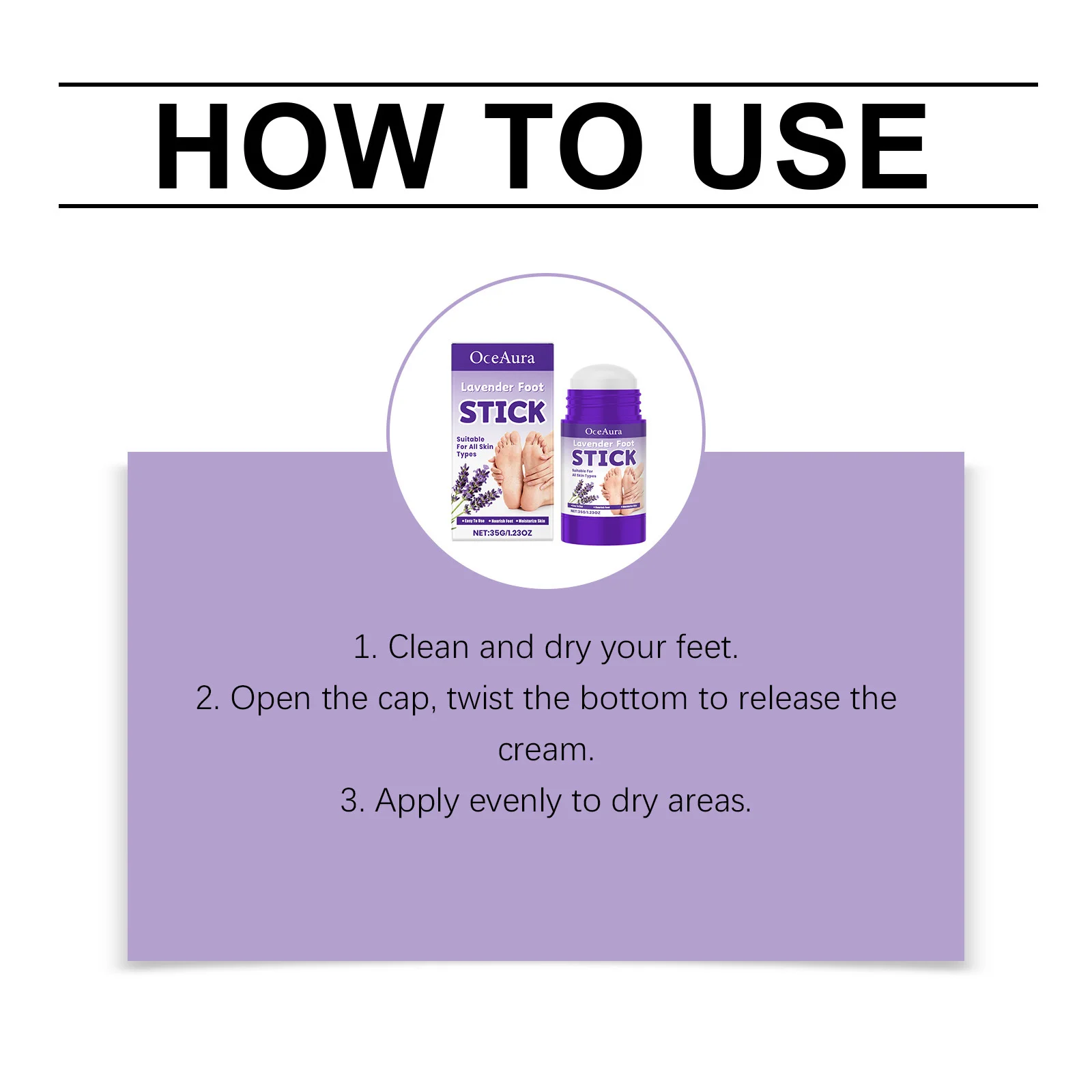 مرطب القدم الخزامى إصلاح الكعب المتشقق المغذي التقشير المضادة للجفاف إزالة الجلد الميت السلس الخريف الشتاء العناية بالبشرة