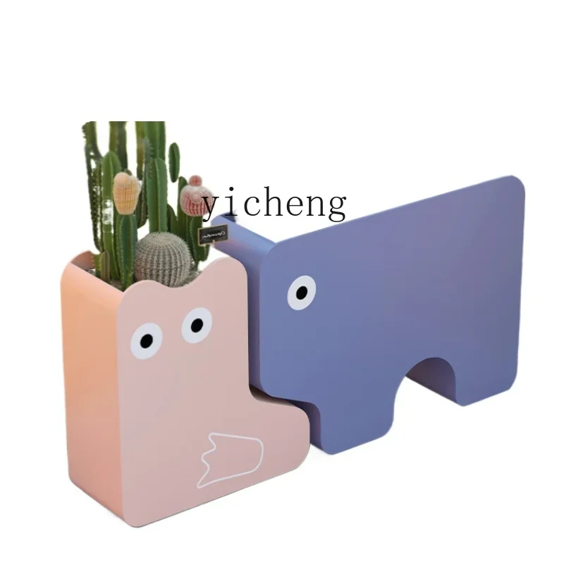 

Zf wind flower box outdoor combination kindergarten playground courtyard flower bed outdoor fence