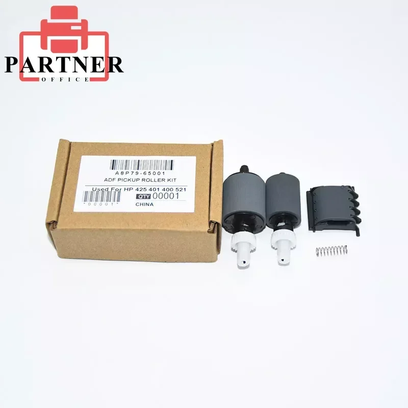 5SETS  A8P79-65001 CF288-60015 CF288-60016 ADF Feed Pickup Roller SEPARATION PAD for HP Pro 400 500 M425 M570 M476 M521 M521dn