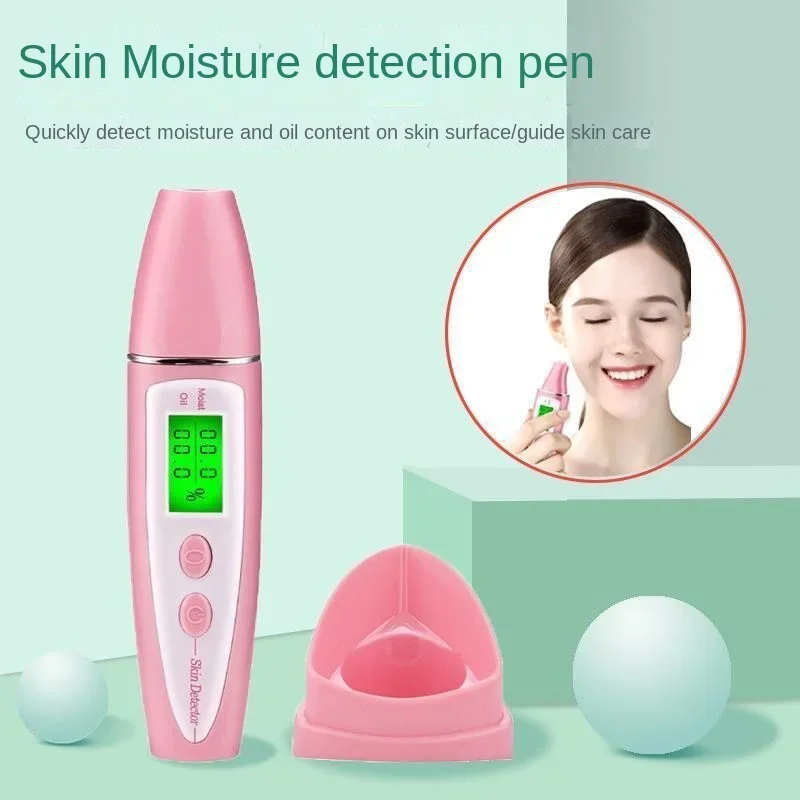 Latest Precise Detector LCD Digital Skin Oil Moisture Tester For Face Skin Care With Bio-technology Sensor Lady Beauty Tool Spa