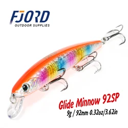 FJORD 92mm 9g Hard Lure Artificial Mid-water Bait Twitch Novelty Lure 2023 Swingers Hirisi Carp Fishing Winter Stuff Accessory