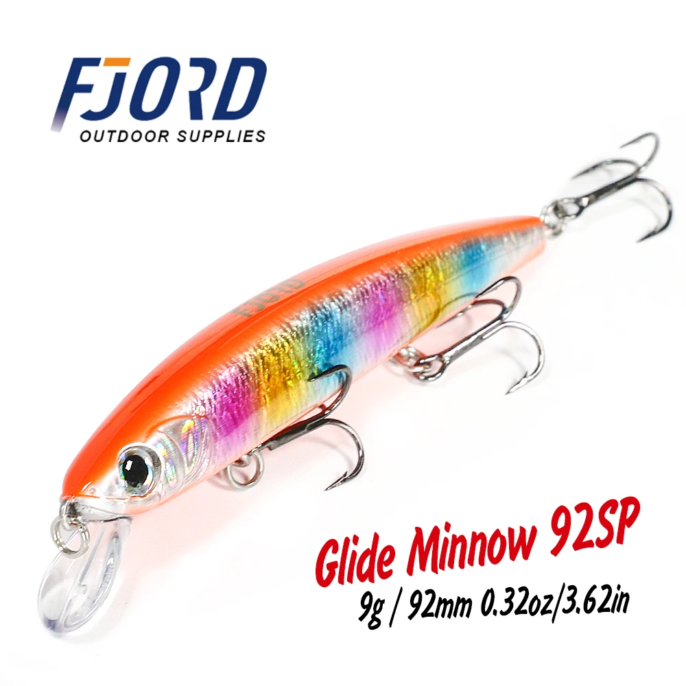 FJORD 92mm 9g Hard Lure Artificial Mid-water Bait Twitch Novelty Lure 2023 Swingers Hirisi Carp Fishing Winter Stuff Accessory