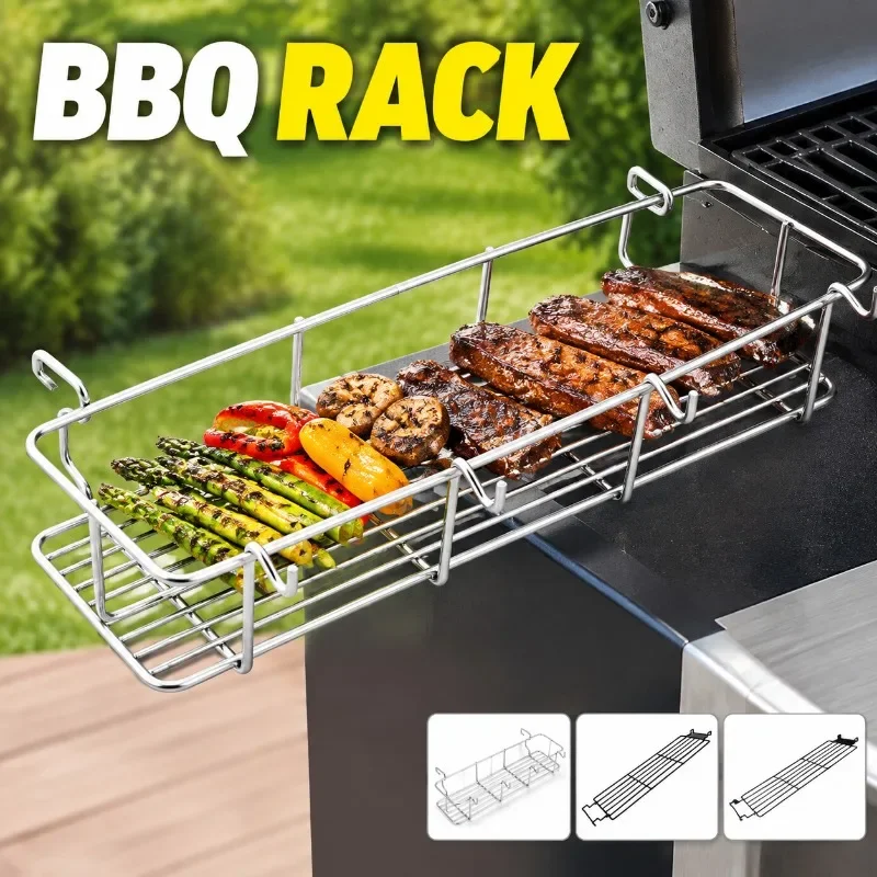 Aluminum Alloy Storage Plate Detachable Stainless Container Expanded Shelving Brazier Fitting Dedicated Barbecue Furnish Outdoor