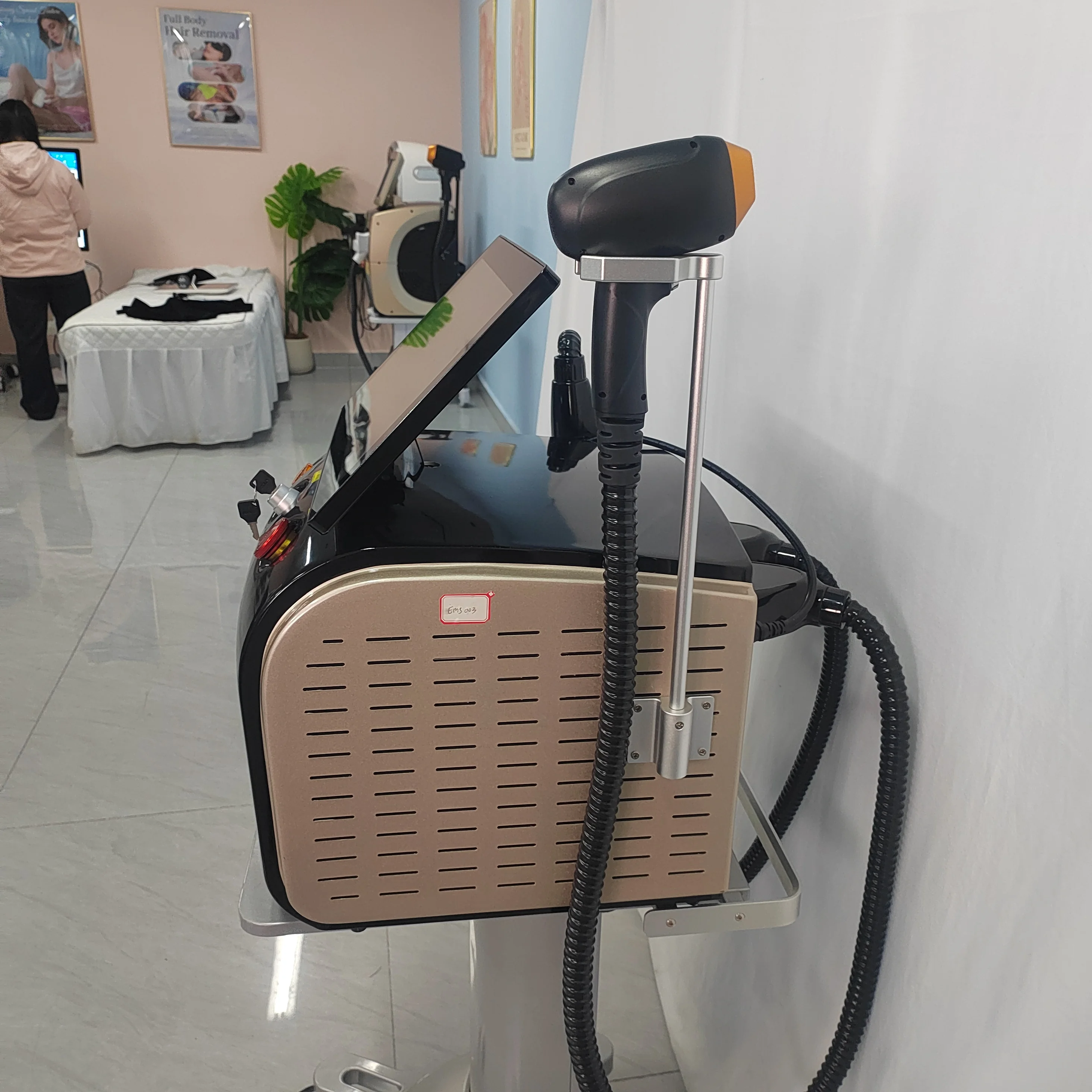 ثلاثية الأبعاد آلة تحليل بشرة الوجه محلل فروة الرأس متعدد اللغات 15.6 بوصة تحليل بشرة الوجه الماسح الضوئي AI آلة تحليل الجلد #4