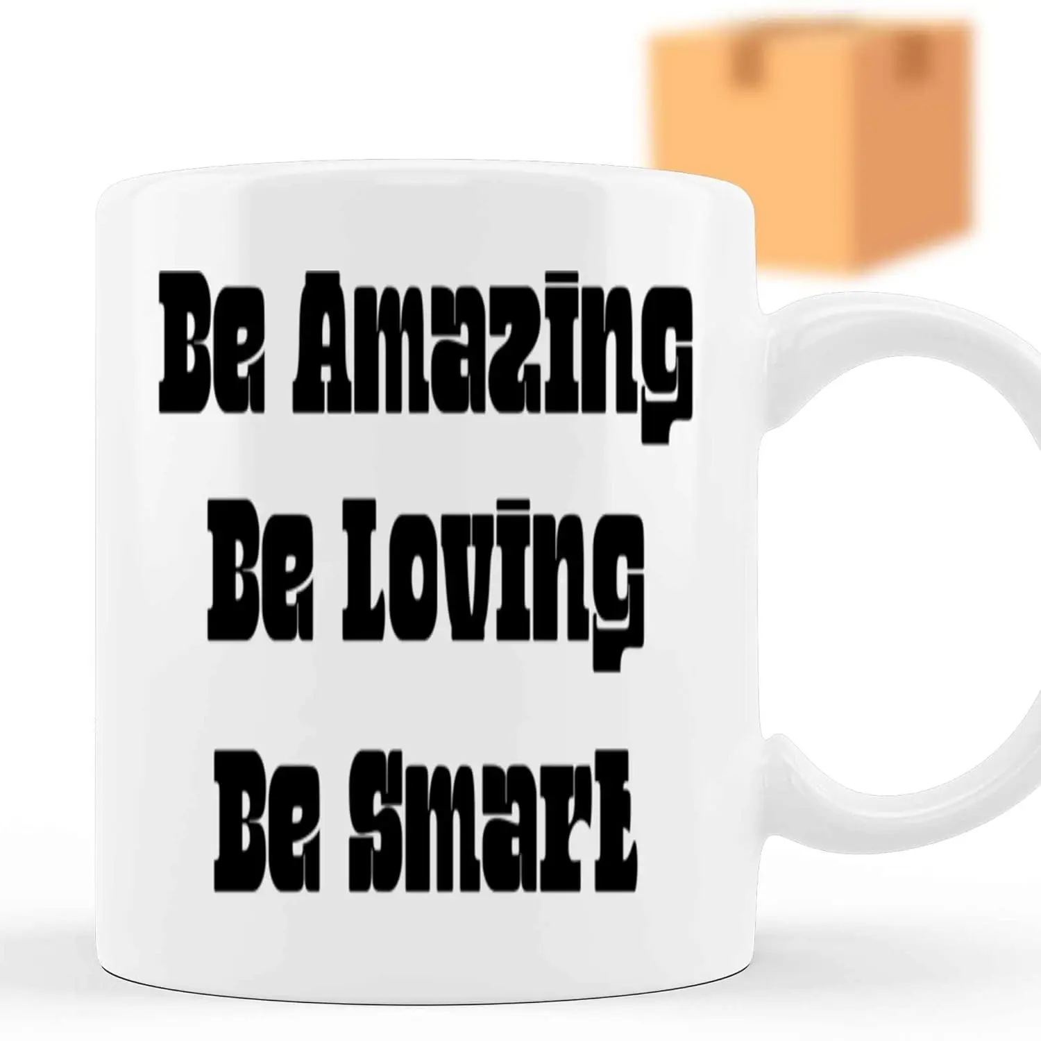 

Funny Gift Humorous Gift for Everyone, Loving Smart, Inspirational Quote on 11 Oz White Ceramic Coffee Mug