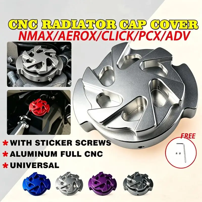 Heat Sink Cover Installation Tool Aluminum Motorcycle Gas Tank Cap Anti Rust Multi Colors For Off Road Street Bike Modification