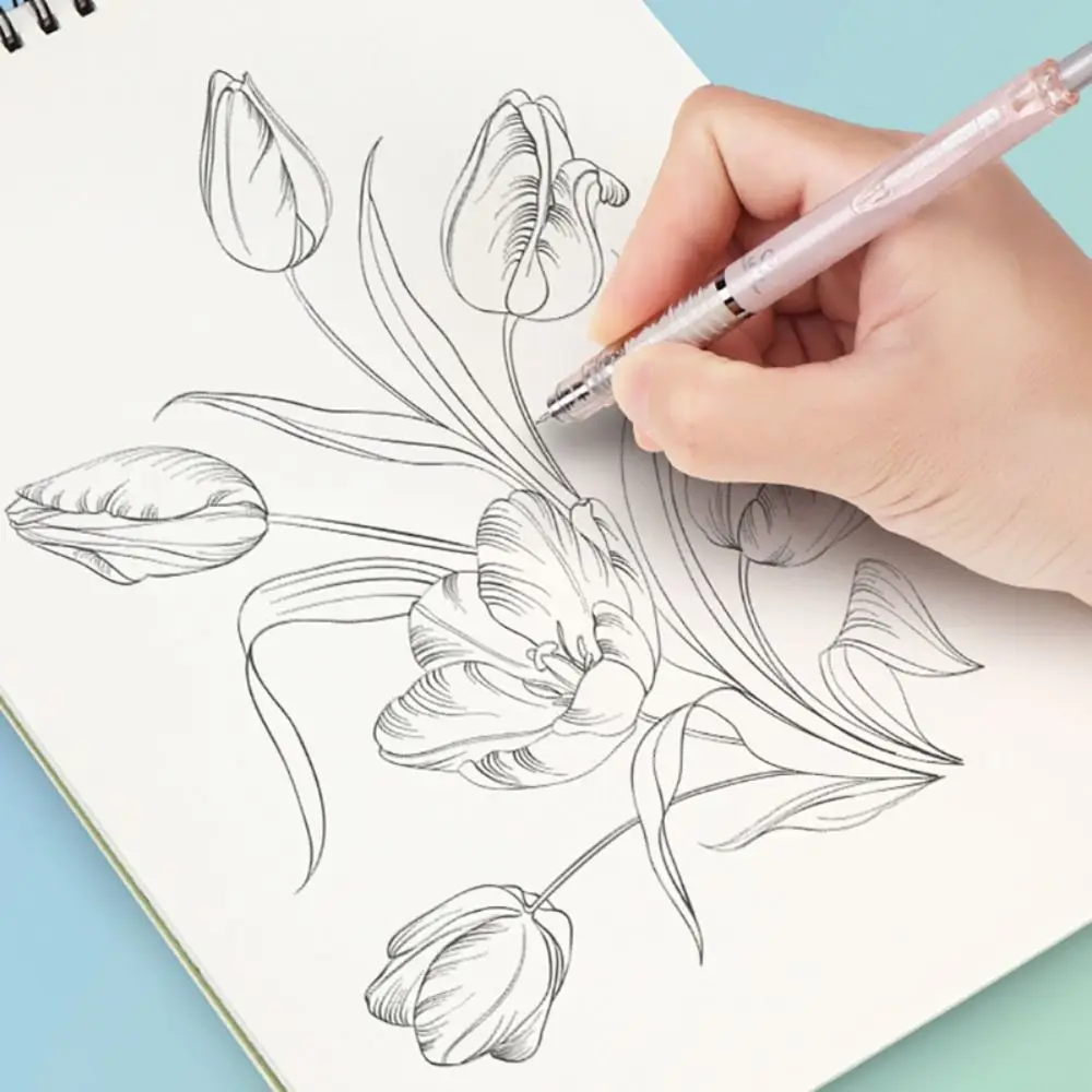 High Quality Low Gravity Mechanical Pencil 0.5mm Metal Tip Smooth Writing Propelling Pencil 2B Pencil School Office