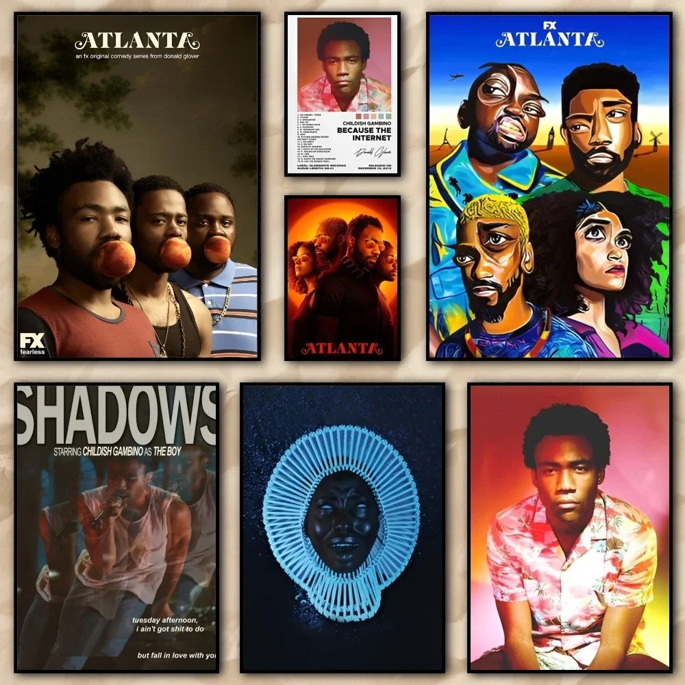 Donald Glover Awaken My Love Poster HD art sticky wall waterproof home living room bedroom bar aesthetic decoration