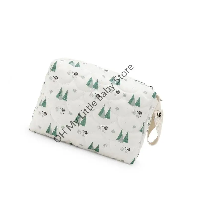 

M76C Baby Diaper Organizes with Lovely Desigs Watertight Hanging Storage Bag Portable Baby Diaper Pouches Stylish for Travel