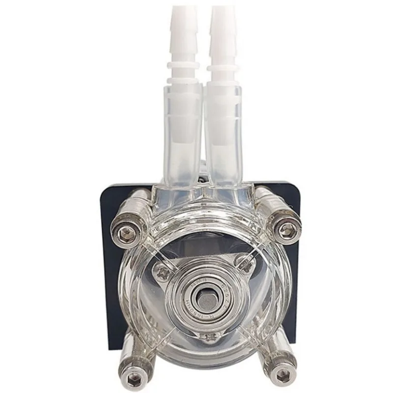 reducer dc motor12V 24V large flow peristaltic pump metering pump vacuum pump 500ML/min flat style