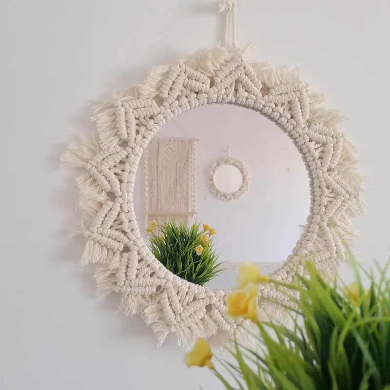 مرآة تزيين فاخرة خفيفة، مرايا زخرفية بسيطة وحديثة، مرآة مكياج أنيقة مصممة Espejo Decorativo لتزيين المنزل