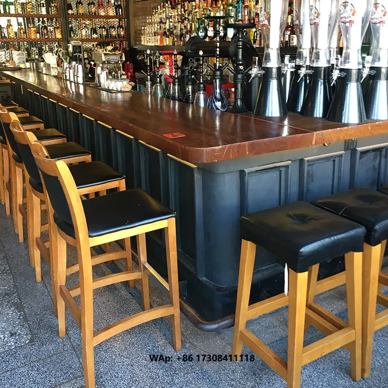 Custom Restaurant bar Stools Industrial Style Music Dining bar Seat Table and Chair