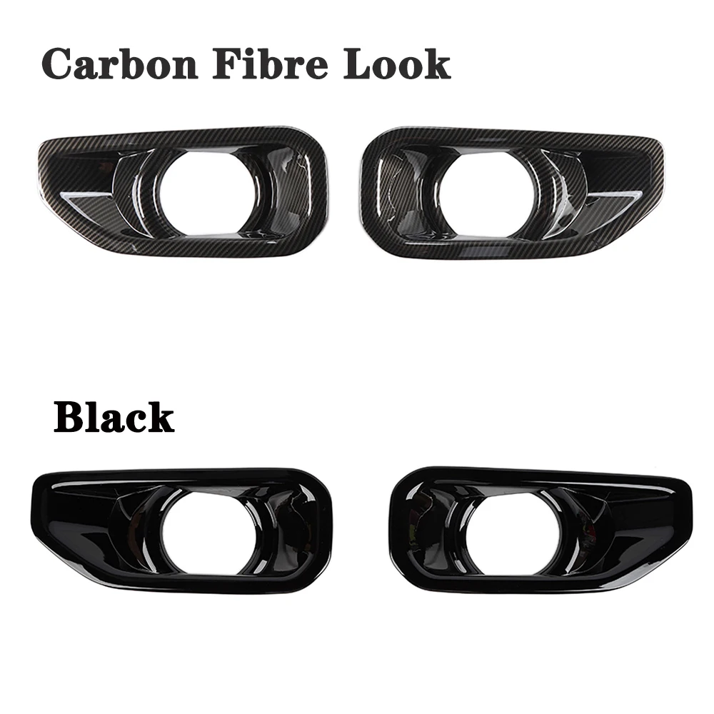 Car Front Fog Light Decoration Trim Cover for Jeep Wrangler JL JT Gladiator 2018 2019 2020 2021 2022 2023 Exterior Accessories