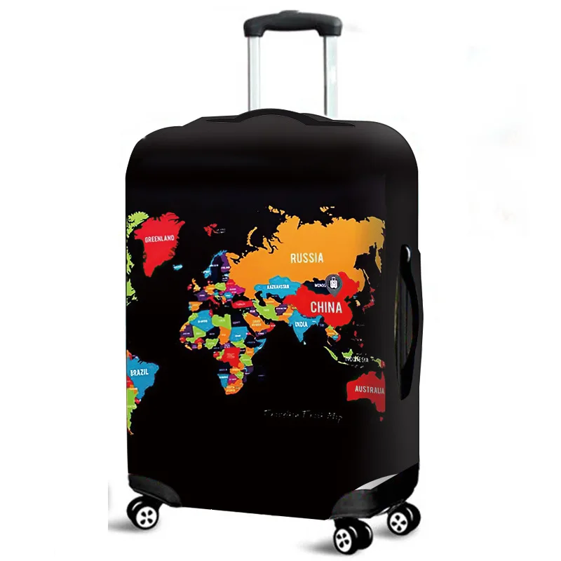 

2025 Cross-border Elastic Case Cover, Luggage Protective Cover, Universal Wheel Trolley Case, Travel Scenery Leather Case