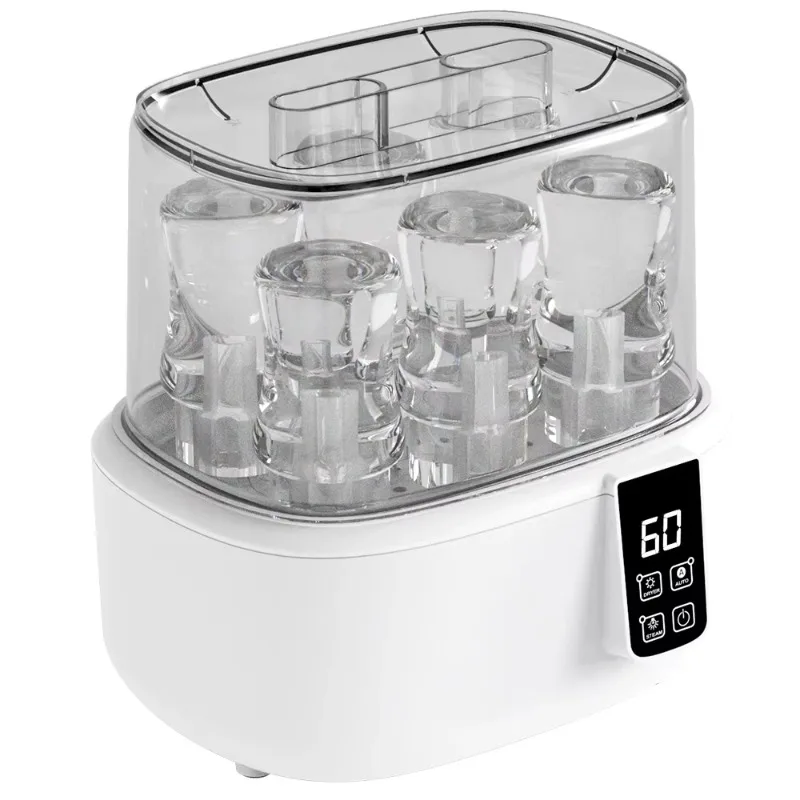 

Baby Bottle Sterilizer with Dryer, Light Emitting Diode Display Automatically turns off Baby Bottle Washer for faster drying