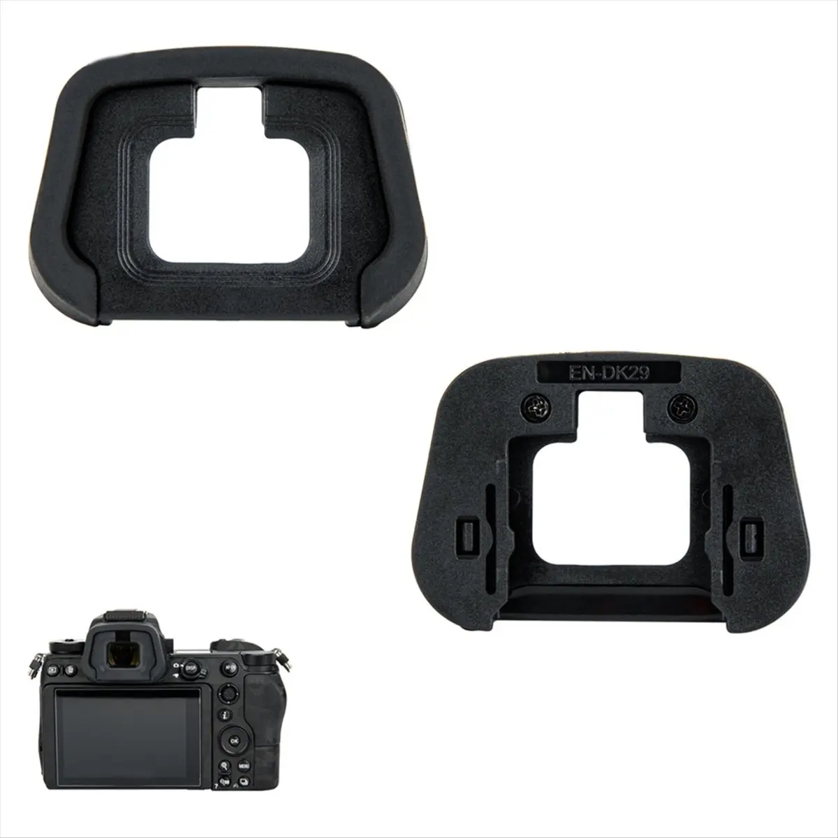 SCLS 2cps Silicone Eyecup for Z7 II, Z6 II, Z5 Extended Soft Viewfinder Replacement for -29, Enhances Viewing Comfort