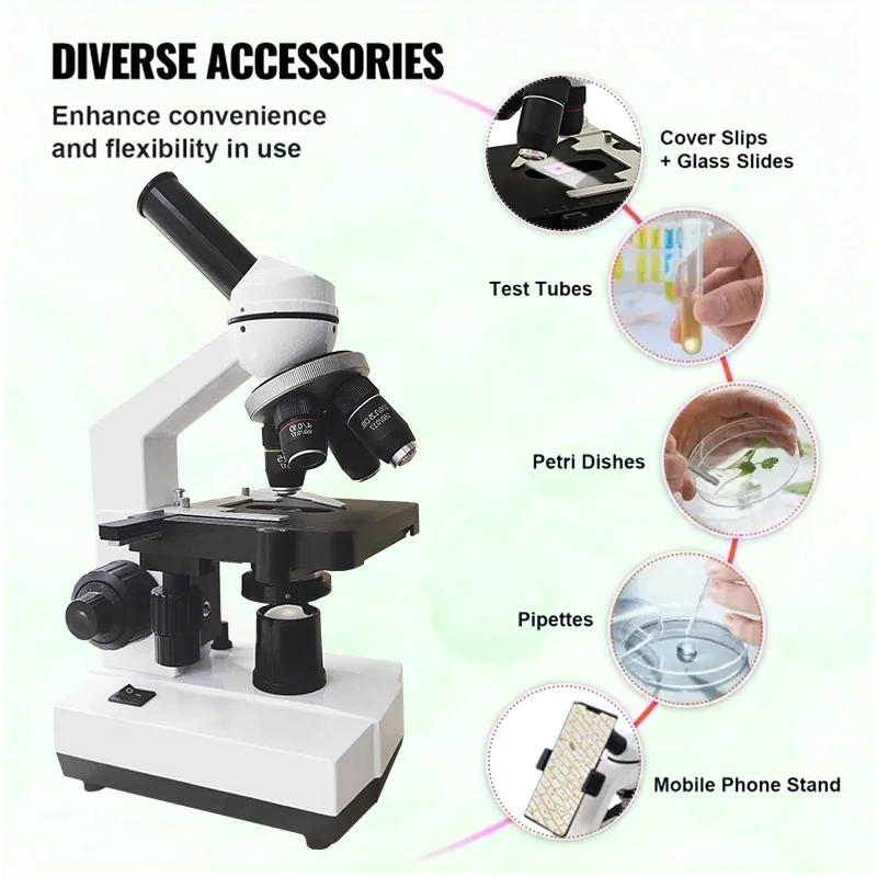 Mikroskop Biologi Majemuk Bino - Microscope Compound 40X ulasan dan harga