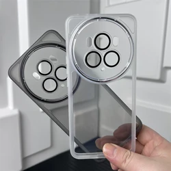 Luxury Phone Case for Honor Magic6 Magic 6 Pro Ultimate 6Pro 5G Soft Clear Silicone Acrylic Glass Lens Film Original Cover Shell