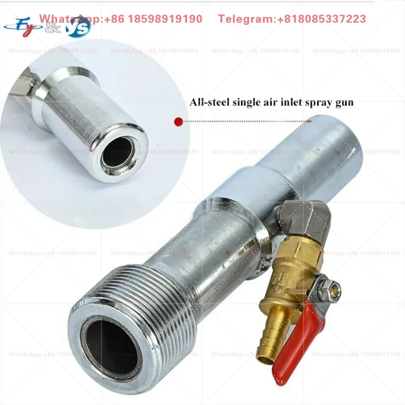 Blast Tank Wear-resistant Boron Carbide Water Sand Blasting Gun Nozzle Anti-corrosion De-rust Wet Spray Dust Blaster Part