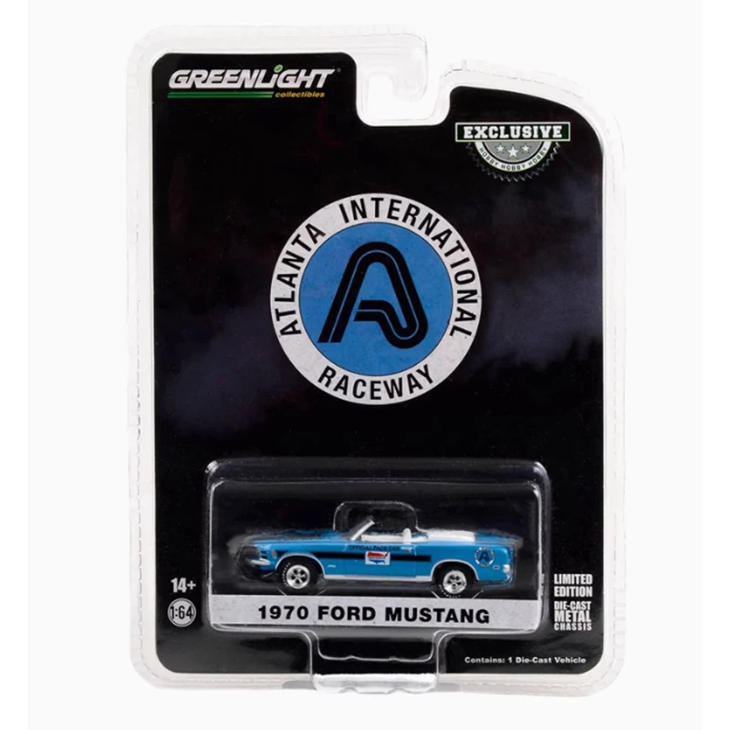 Greenlight 다이캐스트 합금 1:64 1970 포드 머스탱 마하 근육 스포츠카 모델 성인 클래식 컬렉션 디스플레이 선물 기념품 스팟