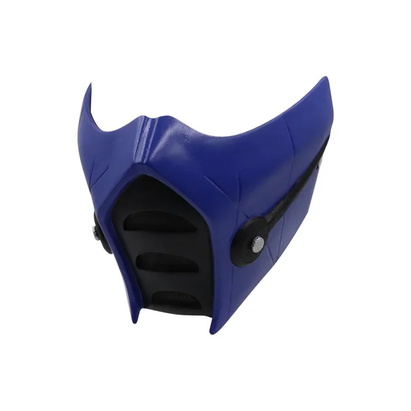 قناع الراتنج القتالي الواقعي من بريكس، قناع وجه MK Scorpion، قناع بدون درجة، مناسب لحفلات الهالوين وعيد الميلاد #5