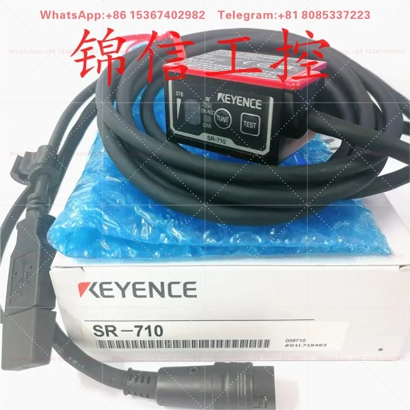 Original Genuine KEYENCE SR-710 Fixed Barcode ,1D&2D QR/DataMatrix Code Scanner,Original