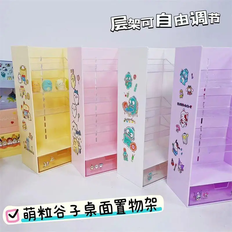 Cinnamoroll Kuromi Pompompurin Hello Kitty Pochacco Mymelody Hangyodon Sanrio Compartmentalised Figurines Display Organiser Gift